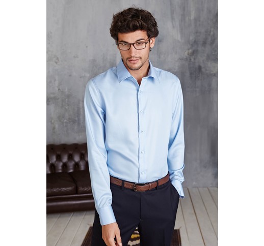 KARIBAN MENS LONG SLEEVE SUPREME NON IRON SHIRT