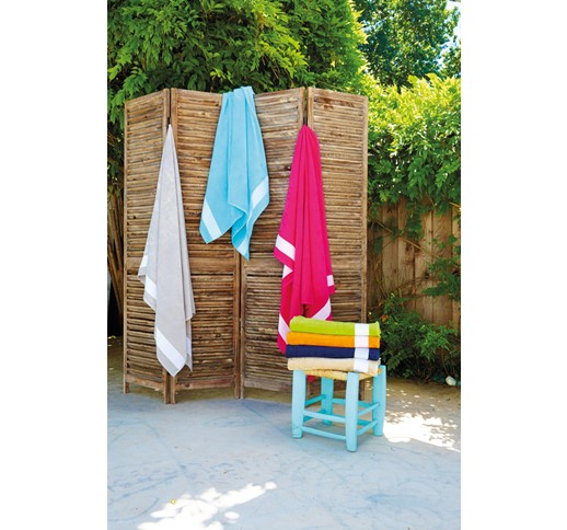 KARIBAN VELOURS VELOUR BEACH TOWEL