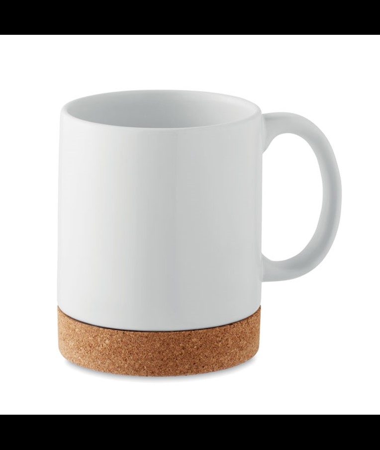 KAROO SUBLIM-TAZA DE CORCHO DE CERÁMICA PARA SUBLIMACIÓN