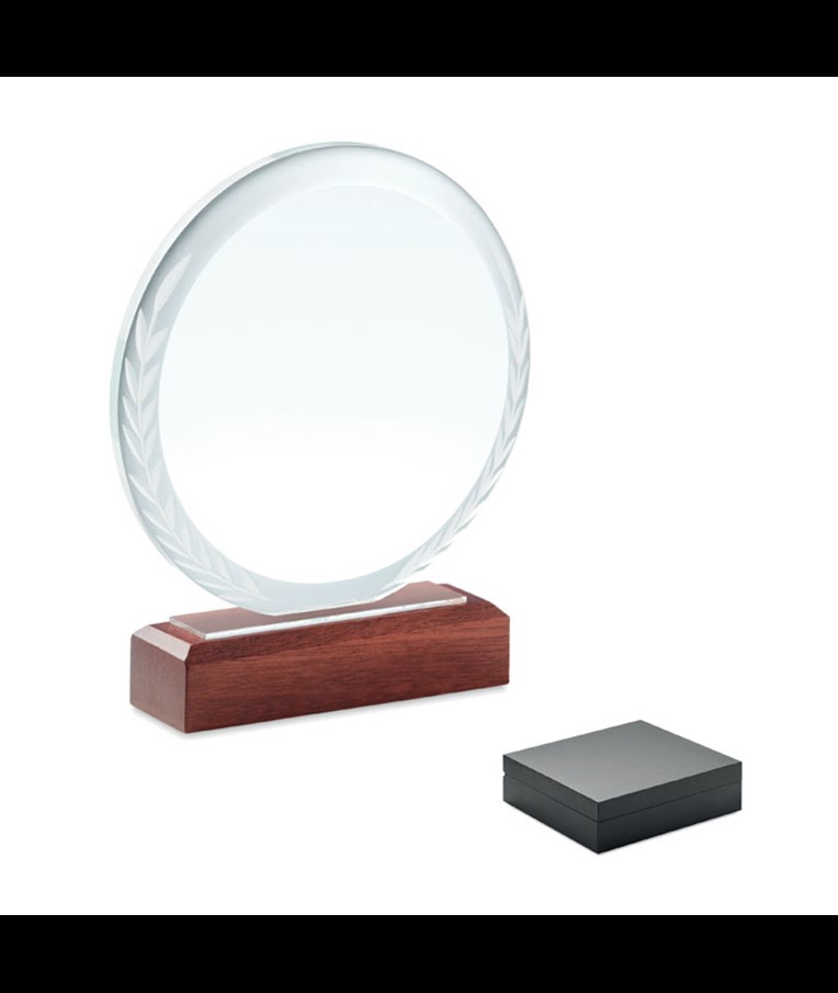 KEEN - PLACA O TROFEO CRISTAL REDONDA