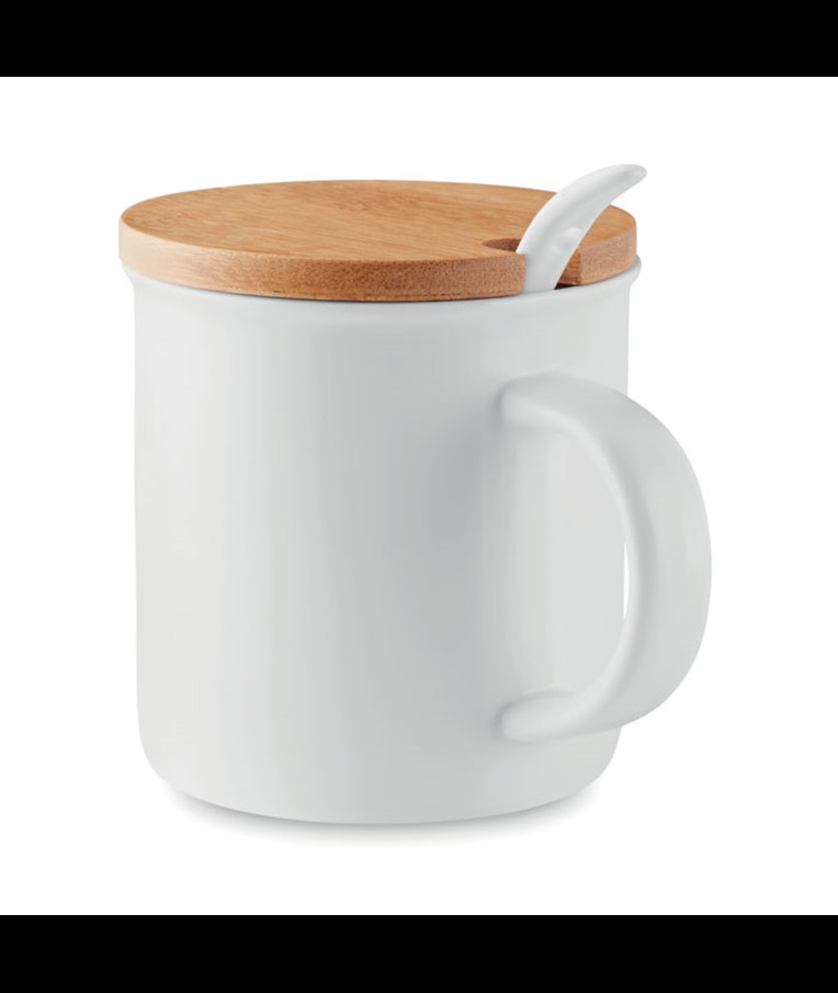 KENYA - TAZA DE PORCELANA CON TAPA