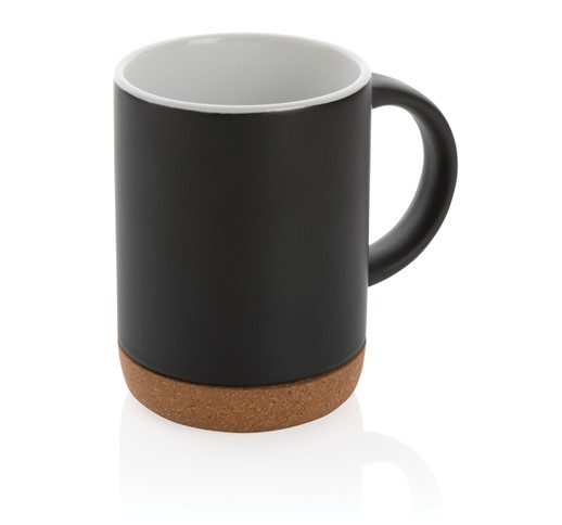 KERAMIKBECHER MIT KORKBODEN