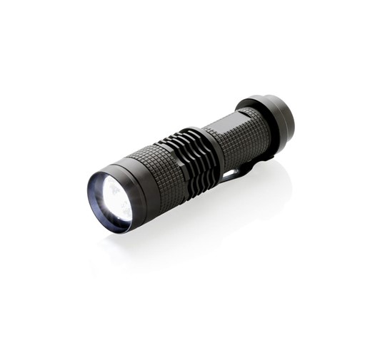 KOMPAKTE 3W CREE TASCHENLAMPE, SCHWARZ