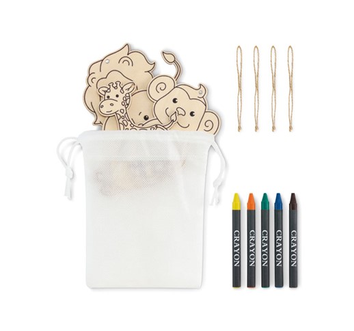 KOMPLET LESENIH OBESKOV THEZOO