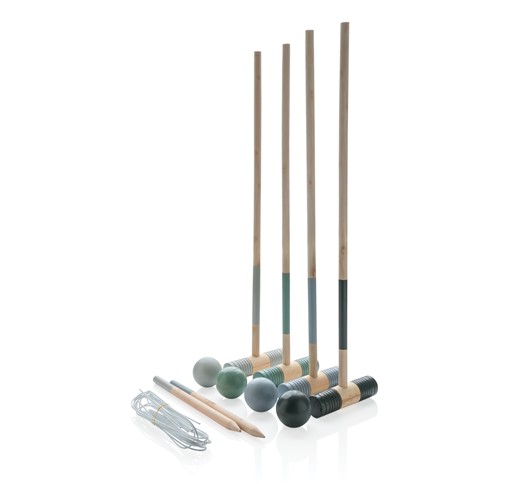 KROCKET-SET AUS HOLZ