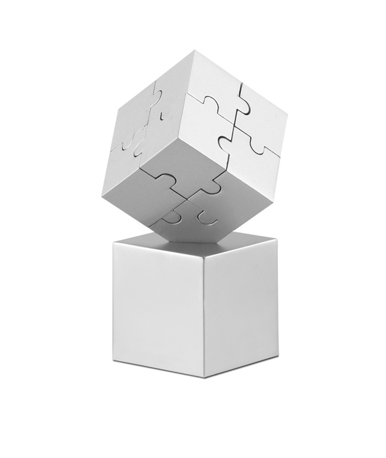 KUBZLE - PUZZLE 3D METÁLICO Y MAGNÉTICO