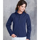LADIES' DETACHABLE HOODED SOFTSHELL JACKET