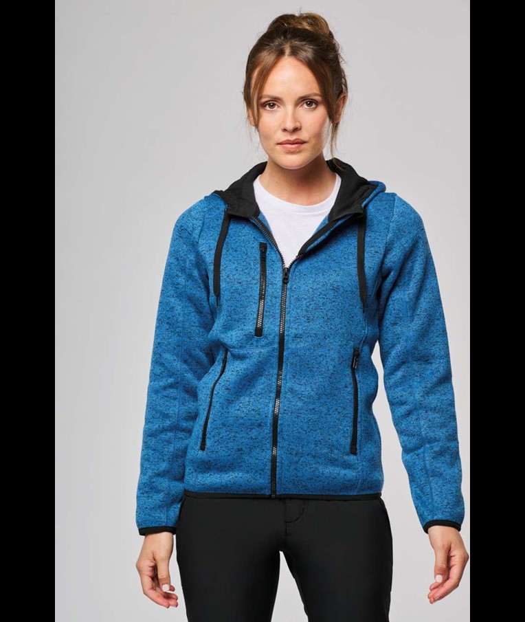 LADIES’ HEATHER HOODED JACKET