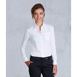 LADIES' LONG-SLEEVED COTTON POPLIN SHIRT