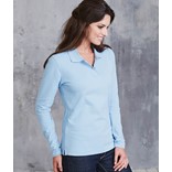 LADIES' LONG-SLEEVED POLO SHIRT