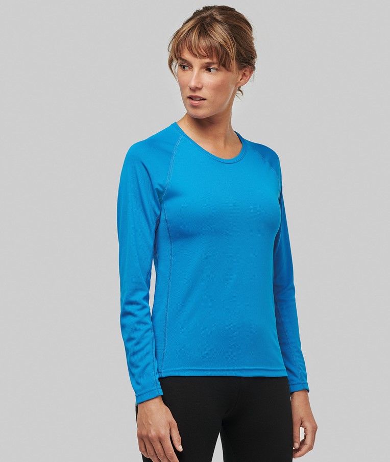 LADIES' LONG-SLEEVED SPORTS T-SHIRT