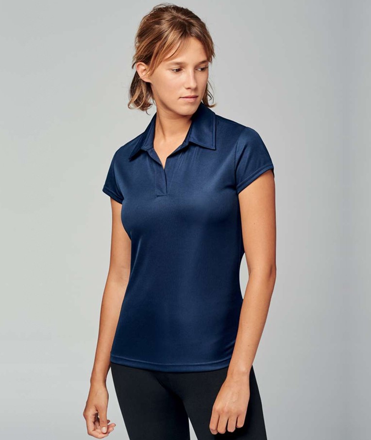 LADIES' SHORT-SLEEVED POLO SHIRT