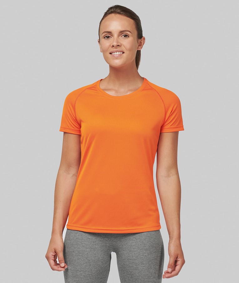 LADIES' SHORT-SLEEVED SPORTS T-SHIRT