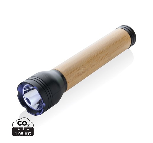 LAMPE 5W EN PLASTIQUE RECYCLÉ RCS ET BAMBOU LUCID