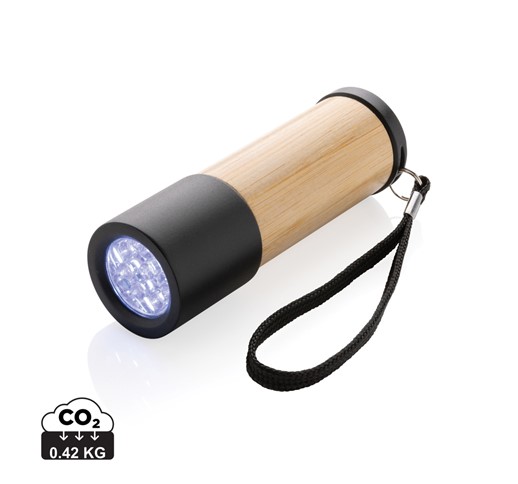 LAMPE TORCHE EN BAMBOU ET PLASTIQUE RECYCLÉ RCS