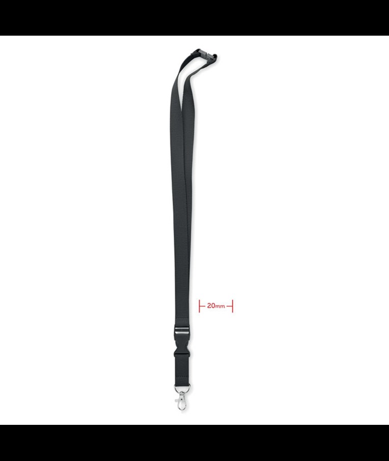 LANNYCOT - LANYARD CON MOSQUETÓN 20MM