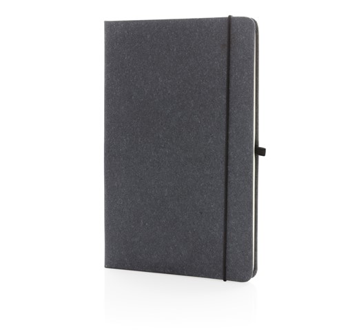 LIBRETA A5 DE CUERO RECICLADO DE TAPA DURA