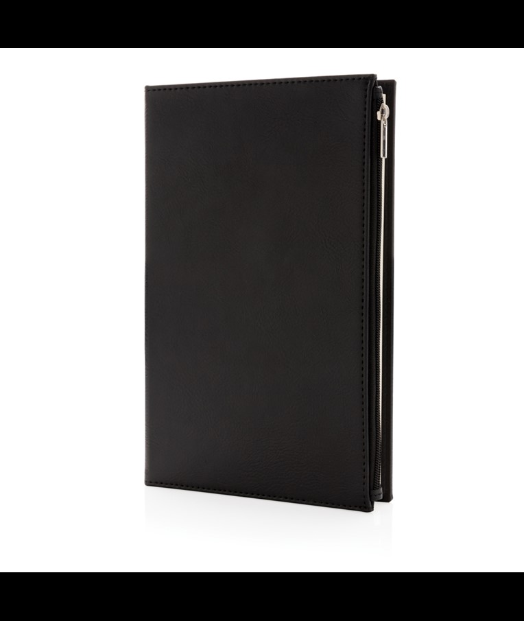 LIBRETA A5 DE PU CON CREMALLERA