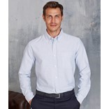 LONG-SLEEVED WASHED OXFORD COTTON SHIRT