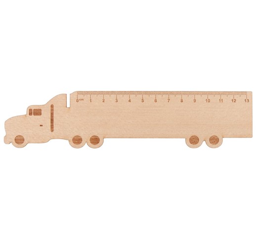 LOONEY WOODEN RULER