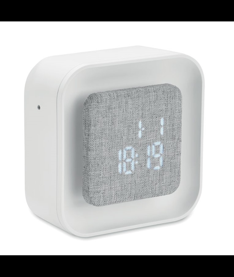 LUCE - RECYCLED ABS/RPET ALARM CLOCK