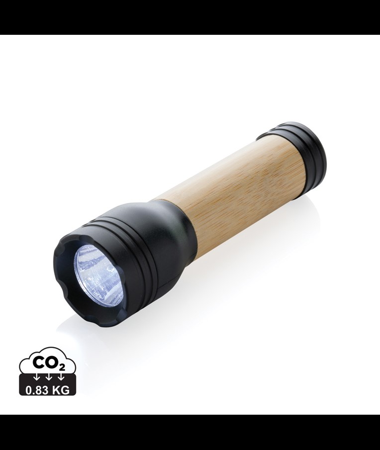 LUCID 1W RCS CERTIFIED RECYCLED PLASTIC & BAMBOO TORCH