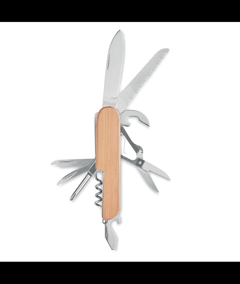 LUCY LUX - MULTI TOOL POCKET KNIFE BAMBOO