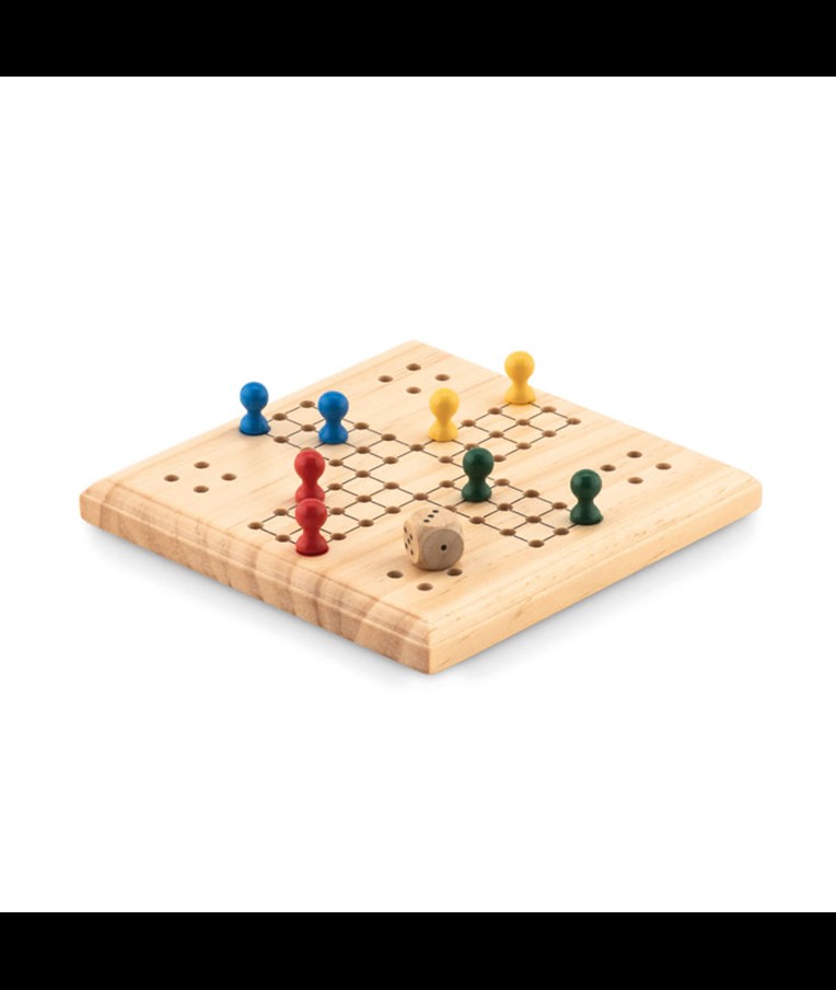 LUDO - JUEGO DE VIAJE DE MADERA