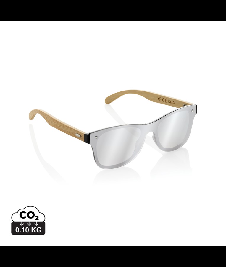 LUNETTES DE SOLEIL AVEC MONTURE EN BAMBOU PRISM RCS EN PLASTIQUE RECYCLÉ