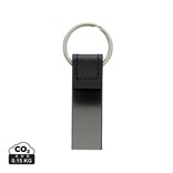 LUXURY PU KEYCHAIN RCS RECYCLED ZINC ALLOY