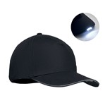LUZCAP - GORRA DE ALGODÓN LED DE 5 PANELES DE 220 G/M²