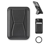 MAGNETIC PU CARDHOLDER LEAMAG