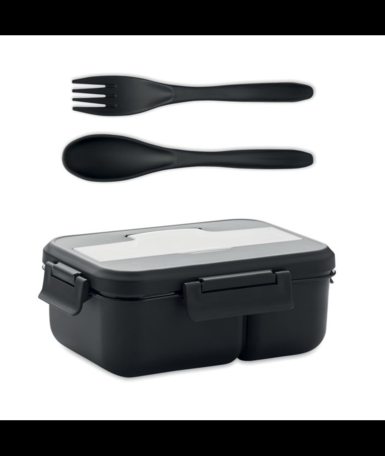 MAKAN - LUNCH BOX WITH CUTLERY IN PP