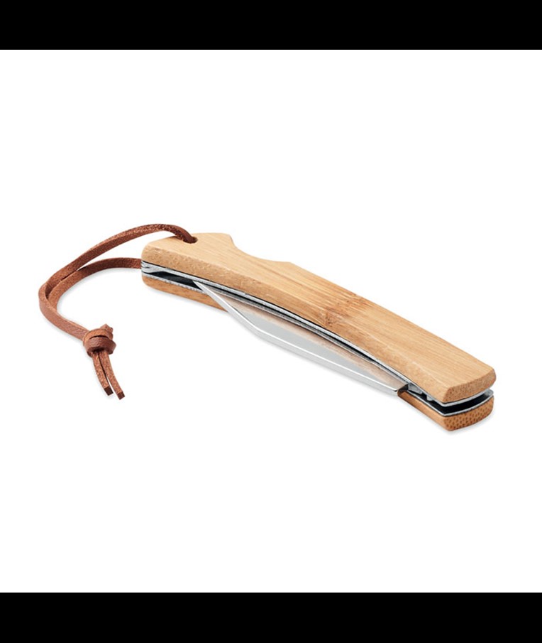 MANSAN - CUCHILLO PLEGABLE DE BAMBÚ