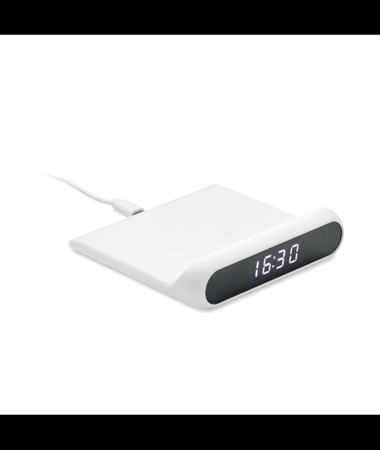 MASSITU - WIRELESS CHARGER AND LED CLOCK