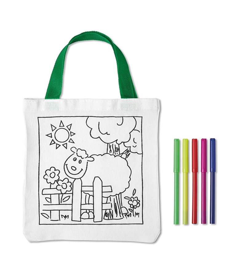 MATEUSZ - BOLSA PARA COLOREAR DE ALGODÓN