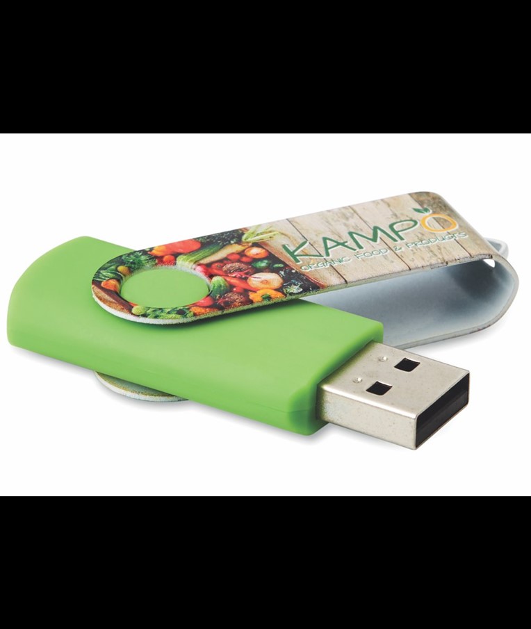 MEMORIA USB CON IMPRESIÓN A TODO COLOR