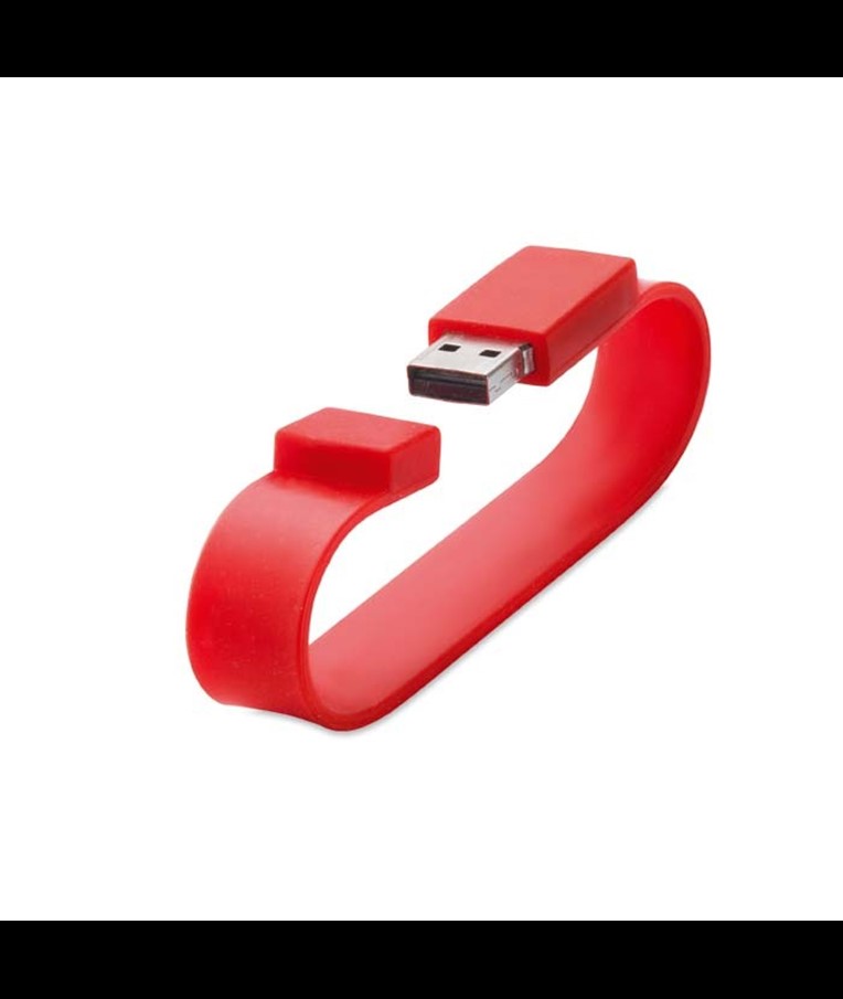 MEMORIA USB EN PULSERA DE SILICONA