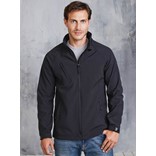 MEN'S DETACHABLE HOODED SOFTSHELL JACKET