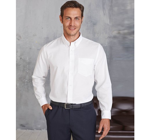MEN'S LONG-SLEEVED OXFORD SHIRT
