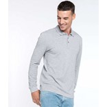 MEN'S LONG-SLEEVED PIQUÉ POLO SHIRT