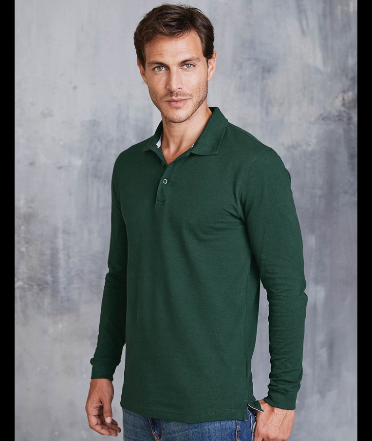 MEN'S LONG-SLEEVED POLO SHIRT