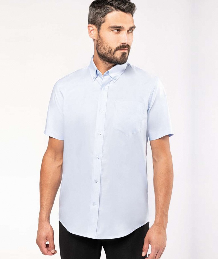 MEN'S SHORT-SLEEVED OXFORD SHIRT