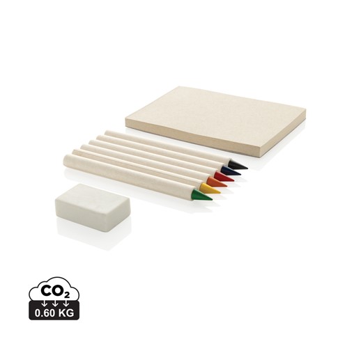 MICKI GRS INFINITY 6PC COLOURING PENCIL SET WITH NOTEPAD