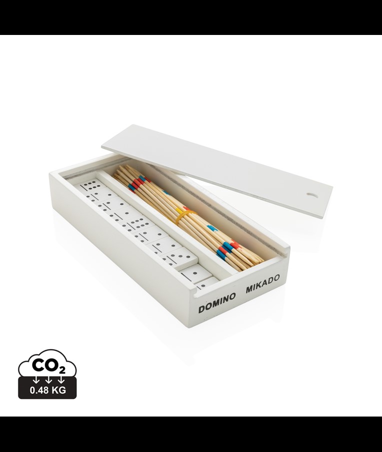 MIKADO/DOMINO DELUXE EN CAJA DE MADERA