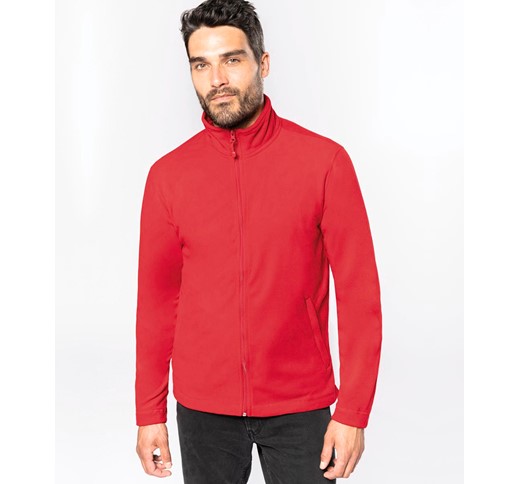 MIKROFLEECE-JACKE MIT REIßVERSCHLUSS