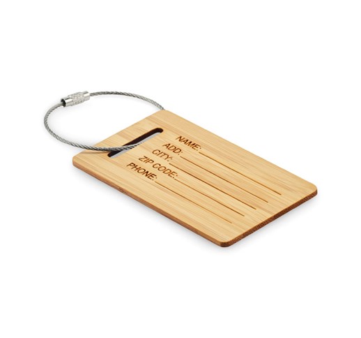 MIO - BAMBOO LUGGAGE TAG