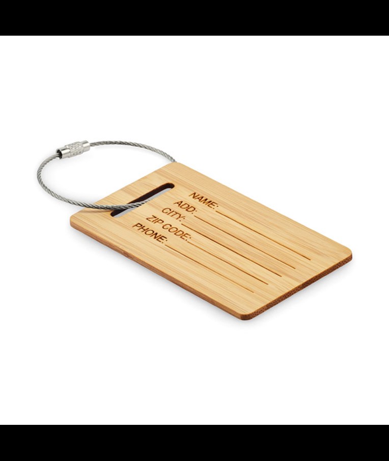 MIO - BAMBOO LUGGAGE TAG