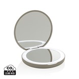 MIROIR DE MAQUILLAGE LED RECHARGEABLE LUMORA RCS EN PLASTIQUE RECYCLÉ