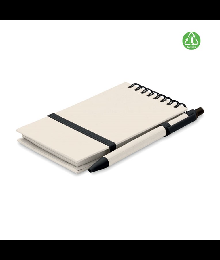 MITO SET - LIBRETA DE CARTÓN RECICLADO A6